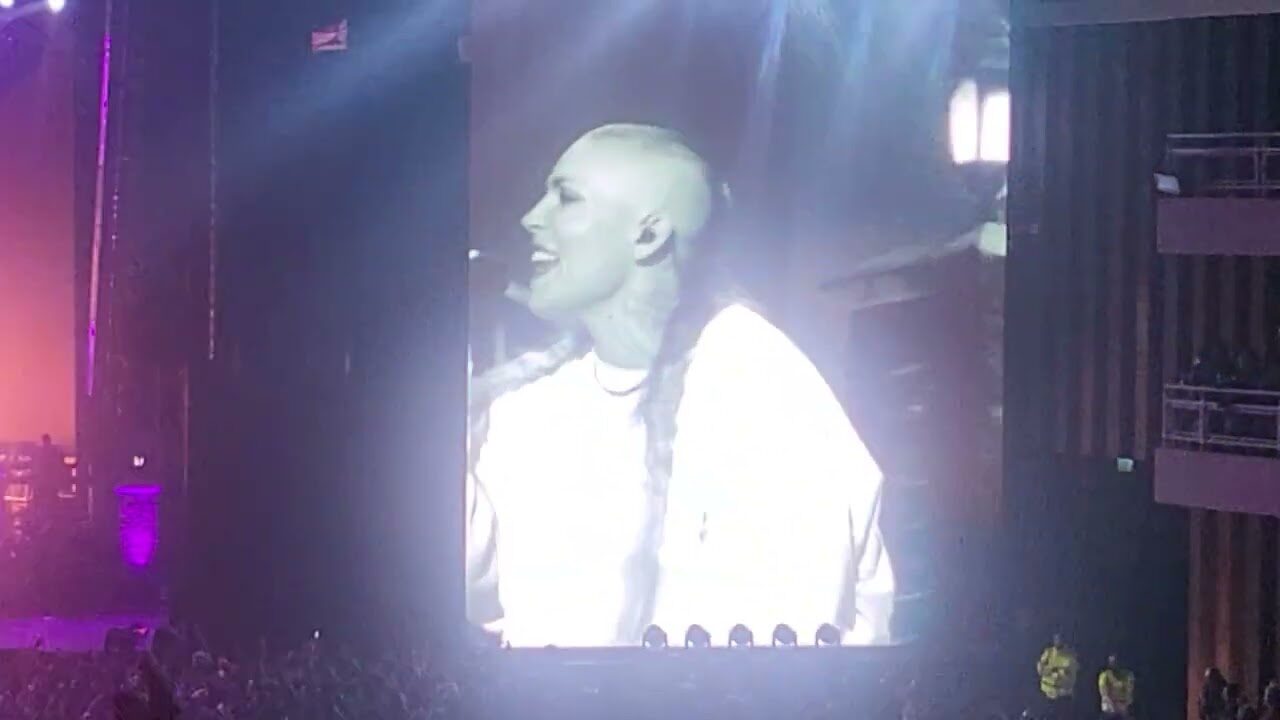 Eminem performing Monster with Skylar Grey
